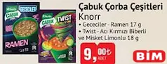 KNORR ÇABUK ÇORBA ÇEŞİTLERİ